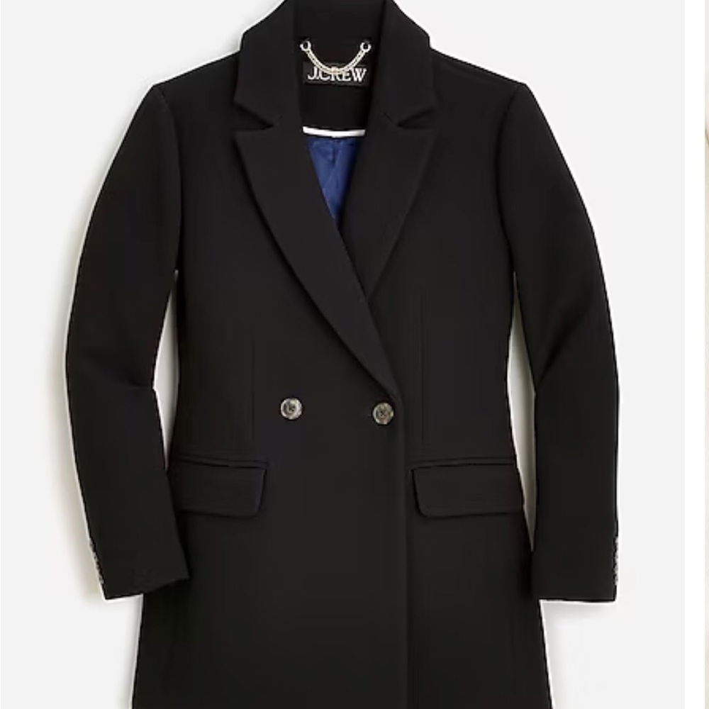 J Crew Sz 16 14 Evening blazer-jacket in Italian double-cloth wool blend.